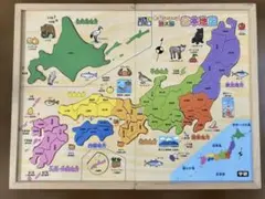 日本地図 木製パズル 幼児向け　学研