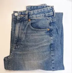 GU バレルレッグジーンズ S