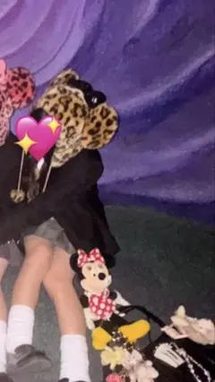 東京ディズニーリゾート ヒョウ柄帽子