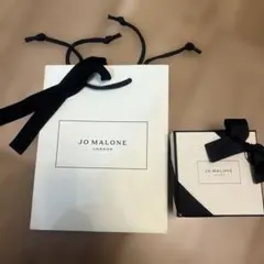 JO MALONE 紙袋と箱のセット　ラッピングリボン付き