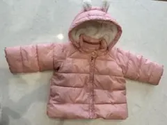 baby GAP ピンク ドット柄 中綿コート