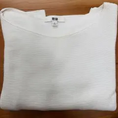 UNIQLO ホワイト 五分袖か7分袖S