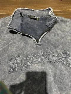 a'gem/9 ハーフジップ　スウェット