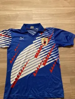 90s asics サッカー 日本代表 ユニフォーム 94年 ドーハの悲劇 XL