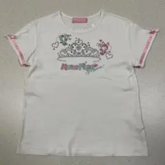 ♡美品 ♡メゾピアノ ミミポポ Tシャツ￼ 140 ￼cm 平成 女児