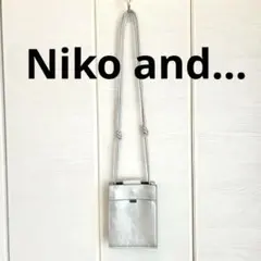 Niko and… ニコアンド レディース ショルダーバッグ シルバーのサムネイル