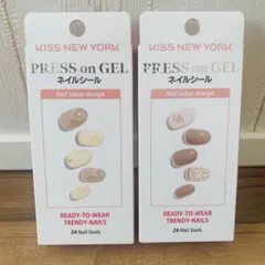キスニューヨーク　プレスオンジェルネイルシール　KISS NEW YORK
