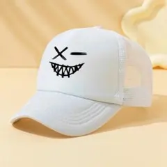 キッズ用 ゴーストフェイス 印刷パターン メッシュ キャップ付き　SHEINのサムネイル