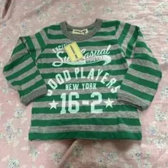 新品タグ付き キッズ 長袖Tシャツ 90 ボーダー 男の子 トップス