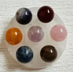 水晶 七星陣◇高品質◇六芒星◇7種ミックススフィア