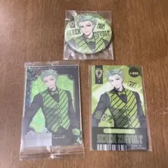 ツイステ セベク ユニオンバースデー 缶バッジ カード ウエハース