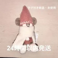 リルリンリン　ぬいぐるみバッジ(赤色)