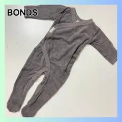 新品　ボンズ　ベビー服　子供服　ロンパース　グレー　タオル生地　80cm　無地