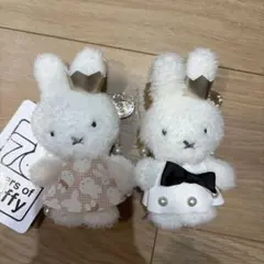 渋谷限定】金銀2点セットmiffy バッグチャームMIIAコラボ ミッフィー
