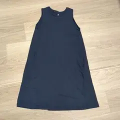 UNIQLO キッズ ノースリーブワンピース 140 ネイビー