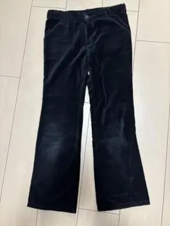 コムサイズム　黒 ベロア パンツ　140　（11/11までの出品）