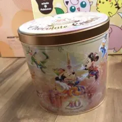 ディズニーリゾート Dream Go Round 40周年 チョコクランチ缶11