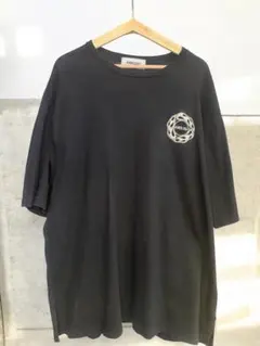 【AMBUSH アンブッシュ Tシャツ XL】黒ワイドシルエット メタリックロゴのサムネイル