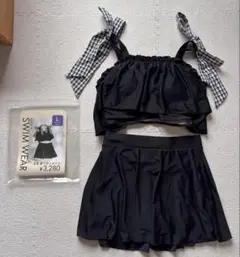 Honeys 水着2点セット 肩リボン Lサイズのサムネイル