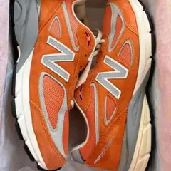 新品未使用 990V4 エメレオンドレ オレンジ 27.5 ニューバランスのサムネイル