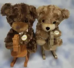 ギミックぬいぐるみ　ゆらゆら木馬ベア