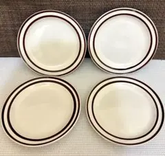 昭和レトロ YONTO New White Stone 15.5cm 皿のサムネイル