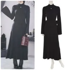 EATME イートミー　ニットワンピース　黒　ブラック　長袖　EAT ME