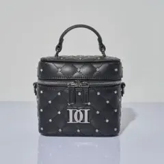 Darich キルティングビジュースクエアミニバッグ バニティ BLK ブラック