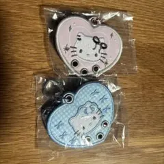 ハローキティ　刺繍カスタムキーホルダー　デザインB デザインC