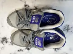New Balance 574 グレー/パープル スニーカー