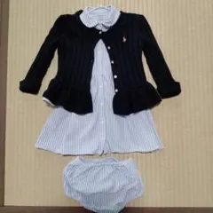 ラルフローレン　18M　カーディガン　ワンピース　アンダーパンツ