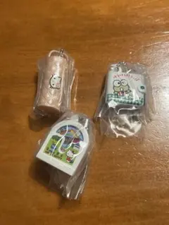 サンリオ　レトロミニチュアチャーム 3点セット