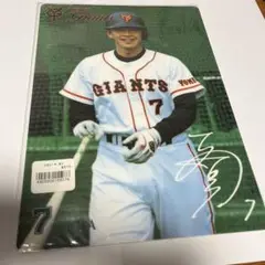ジャイアンツ / サイン入り下敷き 長嶋茂雄【お宝】巨人・読売ジャイアンツ サイン印刷付き下敷き