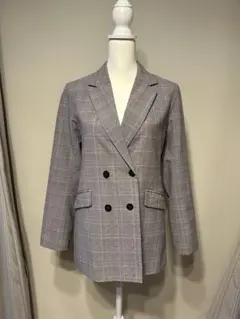 index✴︎グレンチェックジャケット✴︎中古美品