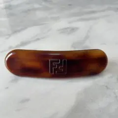 柴犬NANA様専用　FENDI フェンディ バレッタ　ベッコウ　髪留め　ヘアピン