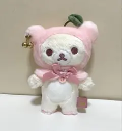 コリラックマとストロベリーキャットテーマ ぶらさげぬいぐるみ