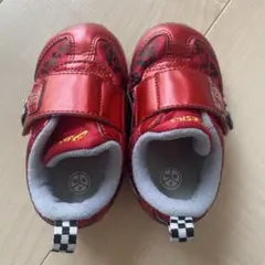 美品☆アシックス カーズ マックイーンベビーシューズ