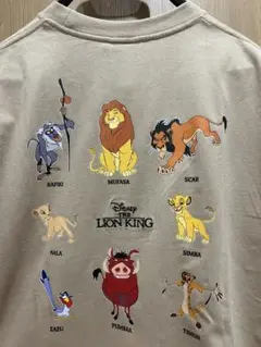 Tシャツ　ライオンキング　Mサイズ　ディズニー　ベージュ　半そで　新品　送料無料