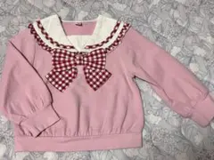 Coeur a Coeur ギンガムチェック　プルオーバー　クーラクール　90