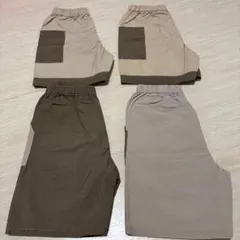 ハーフパンツ　4枚　双子　男の子　短パン