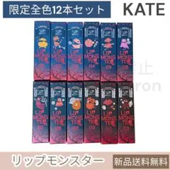 リップモンスター 12本 セット 限定 全色 101 ～ 112 新品未開封 ケイト リップモンスター 限定色 101〜112 各1本 合計12色セット