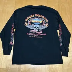 80s ハーレーTシャツ スカルウィング - メルカリ