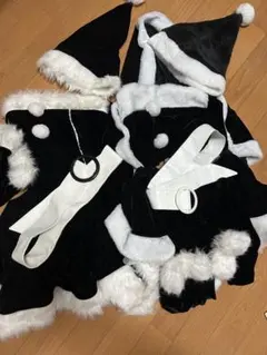 ブラックサンタ　コスプレ　クリスマス　2セット