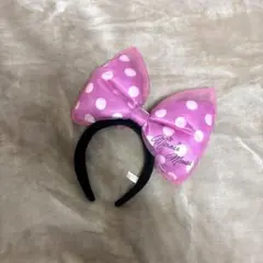 ミニー　リボン　カチューシャ