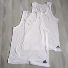 adidas ホワイト タンクトップ 2枚セット