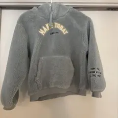 グレー フリース パーカー JenniiLove