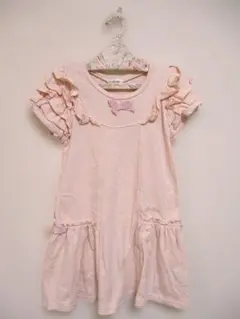 JILLSTUART 半袖ワンピース ピンク フリル リボン 130cmのサムネイル
