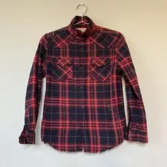 ZARA boys 140 チェック　シャツ　星マーク付