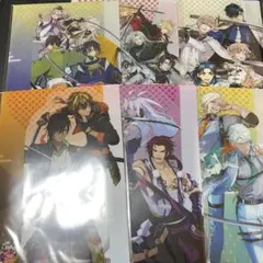 新品未開封 セブンイレブン 刀剣乱舞 A5クリアファイル 全6種 コンプリート