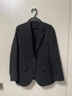 美品 ユニクロ 感動ジャケット（リラックスフィット） ブラック サイズS